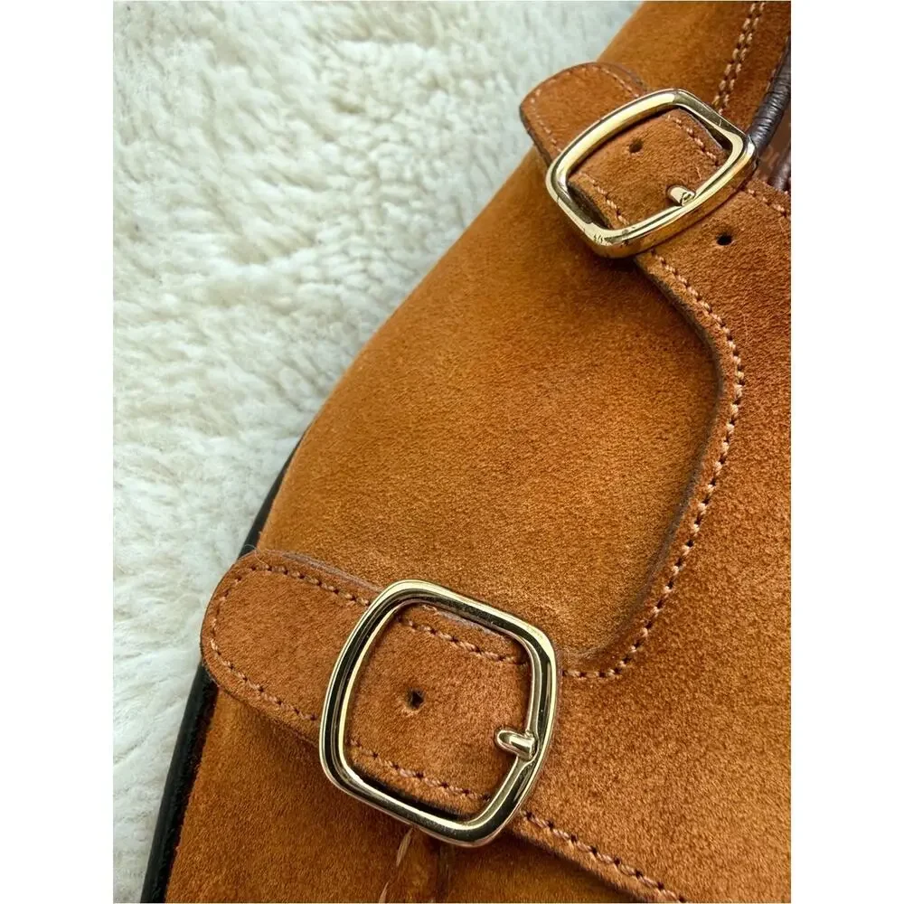 Santoni double buckle
